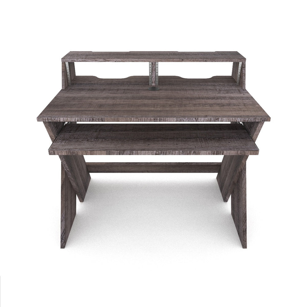 Glorious Sound Desk Compact Walnut Studio Workstation