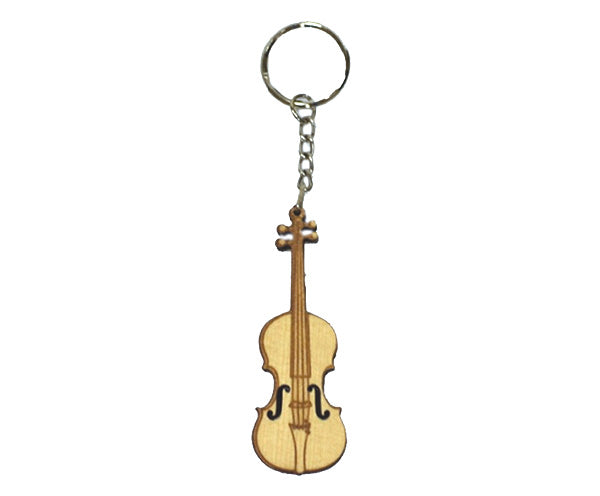 Key Chain-Wooden Violin