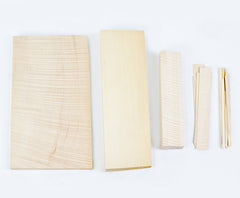 Violin Set:As 25034 But 1Pc.Back AAAA
