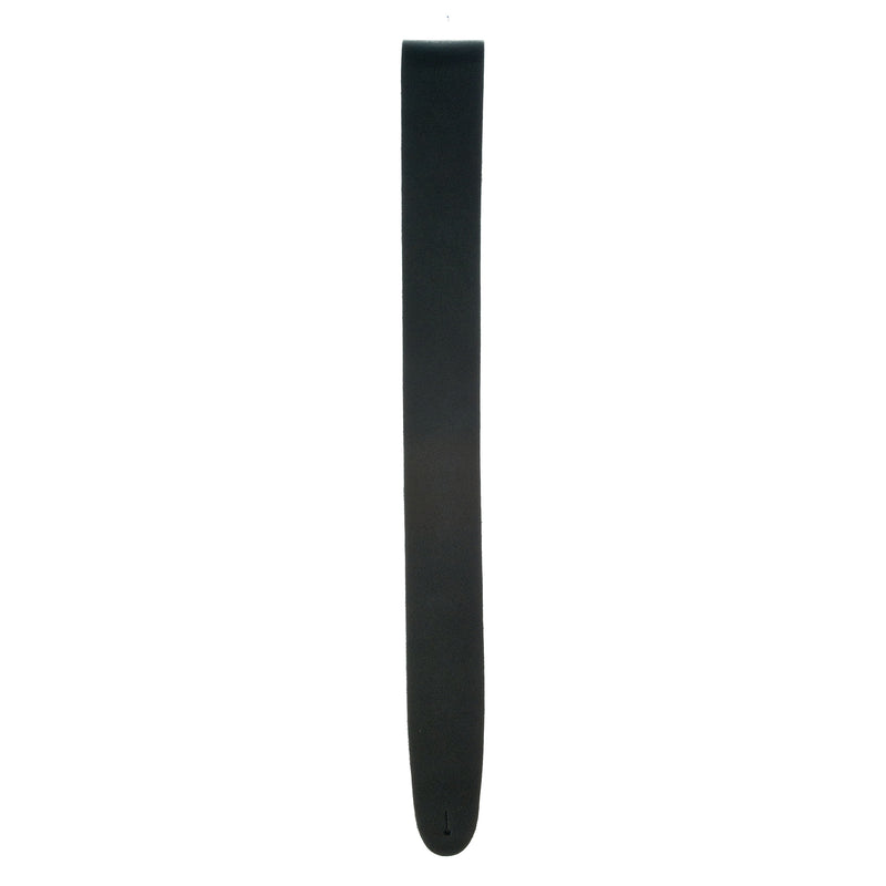 D'Addario Basic Classic Leather Guitar Strap, Black