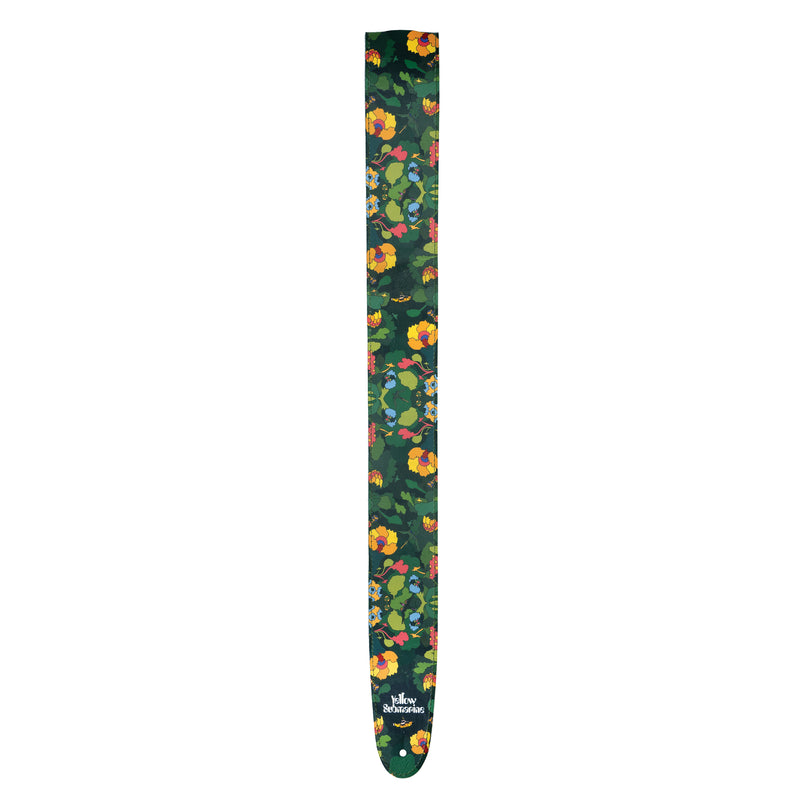 D'Addario Beatles Yellow Submarine 55th Anniversary Vinyl Guitar Strap, Pepperland Woods