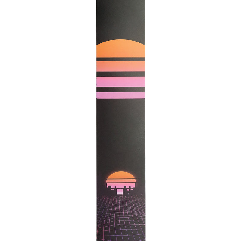 D'Addario Outrun Printed Leather Guitar Strap, Power Grid