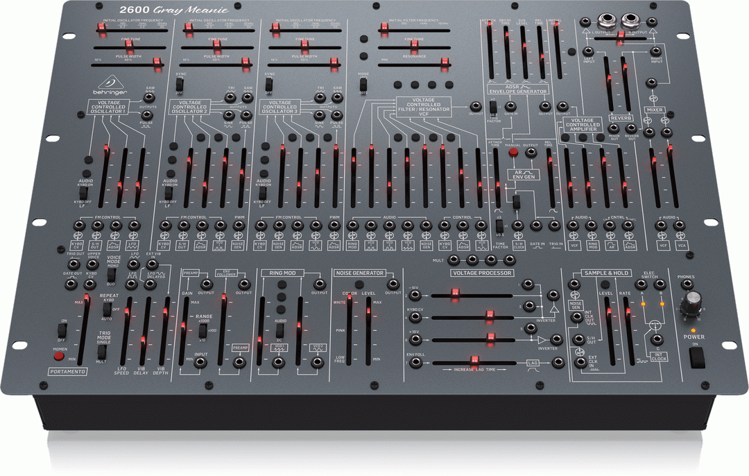 Behringer 2600 Gray Meanie Analog Synth 8RU