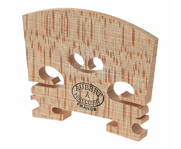 Violin Bridge-Aubert Mirecourt Low Heart 7 1/10