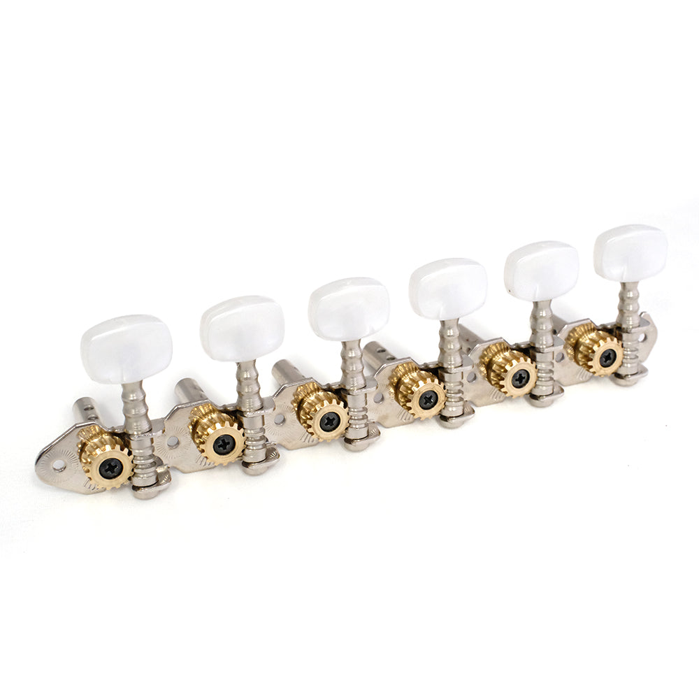 Van Gent Machine Heads 6/6 Economy 12-String Steel on Plate-Nickel