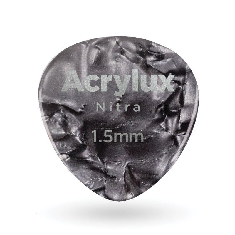 D'Addario Acrylux Nitra Mandolin Pick, 1.5MM, Bulk 25-Pack