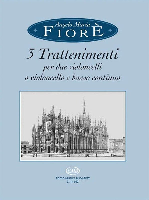 3 Trattenimenti 3 Cellos/Basso Continuo Sc/Pts