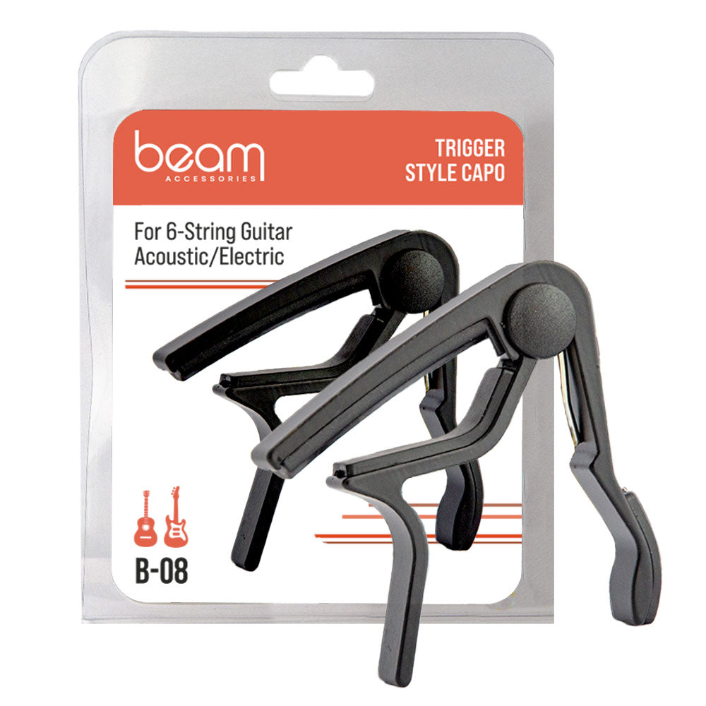 Beam Accessories Trigger Style Capo B-08 – Black
