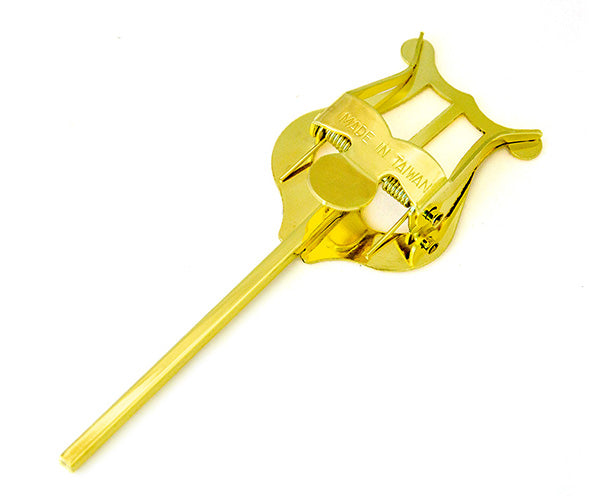 Trumpet Lyre - Gold (Straight Stem)