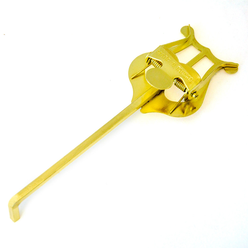 Trumpet Lyre – Gold (Bent Stem)