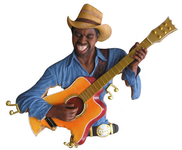 Music Alive Plaque-Western Guitarist