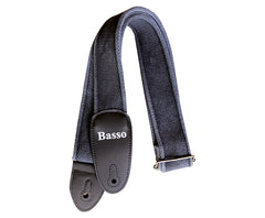 Basso Guitar Strap - Cotton Black EX01
