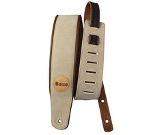 Basso Guitar Strap - Synthetic Suede Biege CLA01