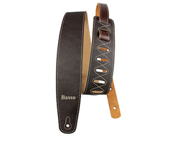 Basso Guitar Strap-Synthetic Vintage Export Brown VTL02