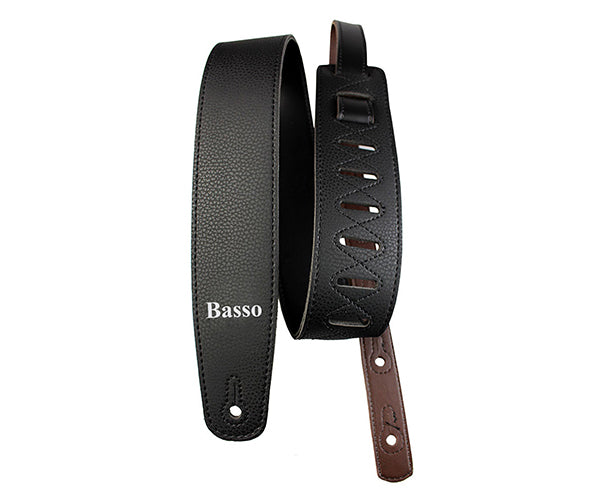 Basso Guitar Strap - Synthetic Vintage Black VTL01