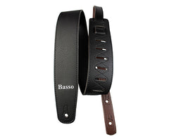 Basso Guitar Strap - Synthetic Vintage Black VTL01