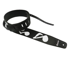 Basso Guitar Strap - Synthetic Music Black SRV-BLK