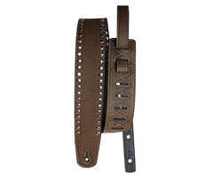 Basso Guitar Strap - Greco Metallic Whiskey VTL-01