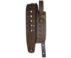 Basso Guitar Strap - Greco Metallic Whiskey VTL-03