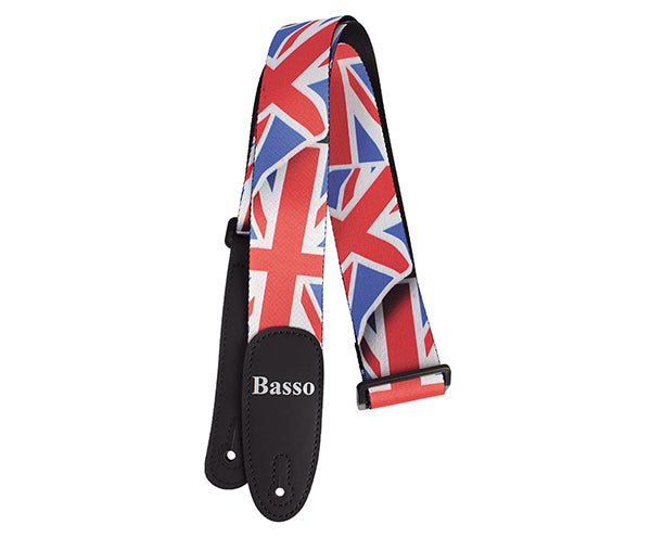 Basso Guitar Strap - Polyester Pop Art Union Jack DE354