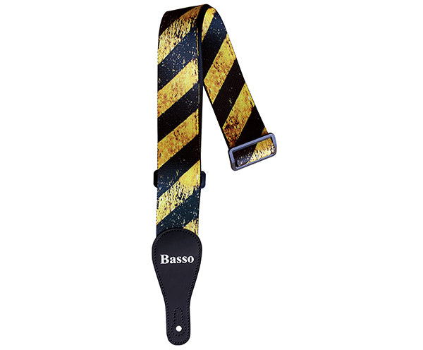 Basso Guitar Strap - Polyester Pop Art Do Not Cross DE355