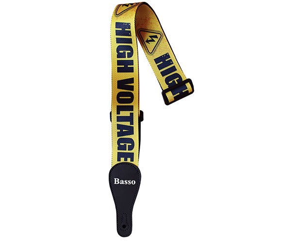 Basso Guitar Strap - Polyester Pop Art High Voltage DE356
