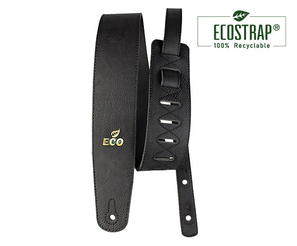 EcoStrap Guitar Strap - 100% Vegan Black ECO-01