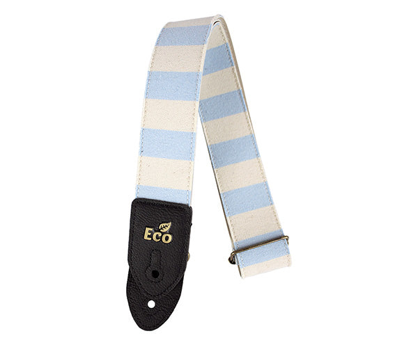 EcoStrap Light 100% Recyled Cotton Blue/White Stripes ECO 13