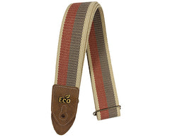 EcoStrap Guitar Strap - EcoThread - THD 03 Tan