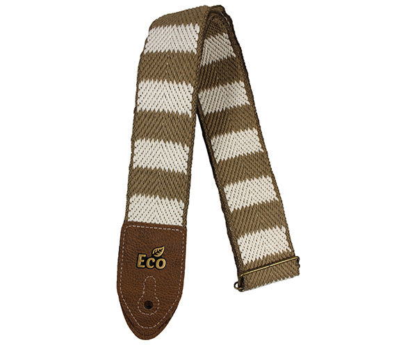 EcoStrap Guitar Strap - EcoStripe - Guitar Strap STR 03 Whiskey