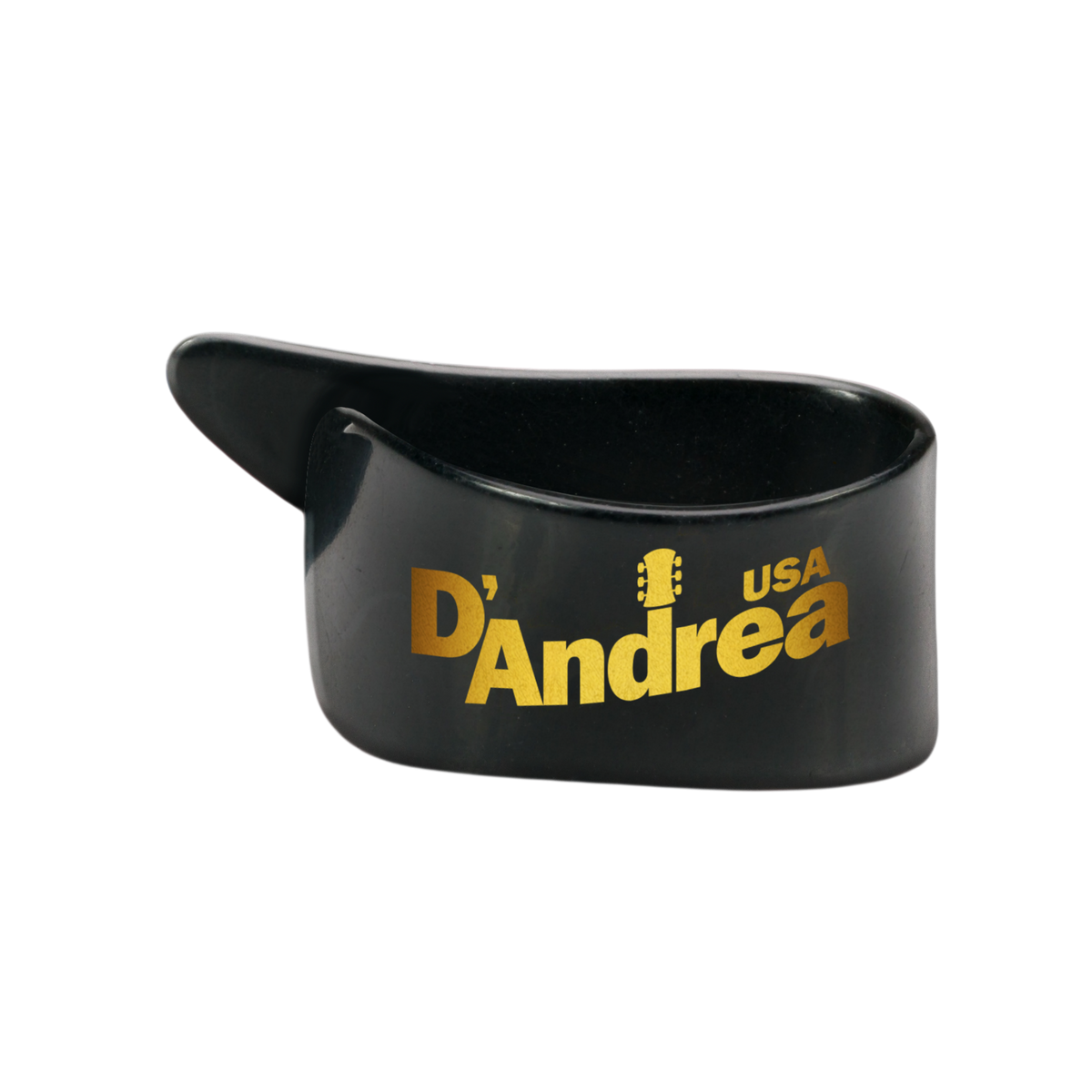 D'Andrea - Medium Thumb Picks - Black - 6 Pieces