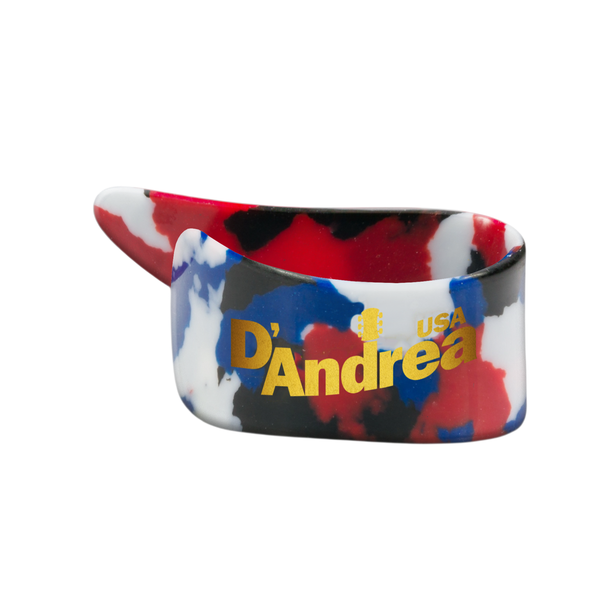 D'Andrea - Medium Thumb Picks - Multi-coloured - 6 Pieces