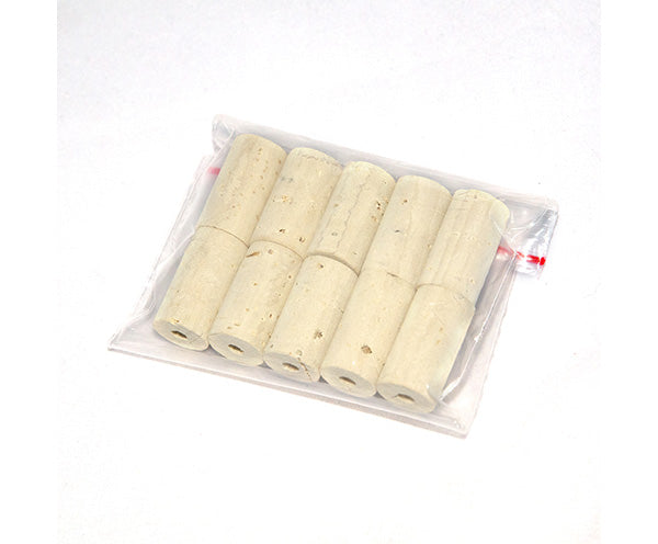 Cork For Piccolo Flute Head - 12x22x3mm.Hole (Bag of 10)