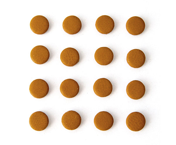 Sax Pad: Tan Leather. Full Card 9mm