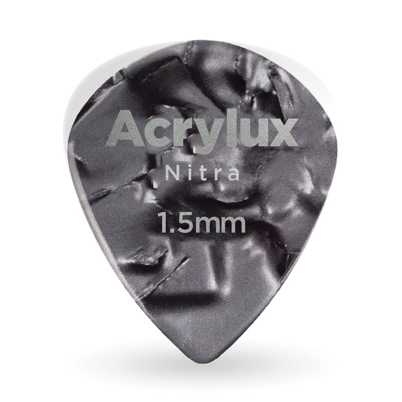 D'Addario Acrylux Nitra Jazz Guitar Pick 1.5MM, 2-Pack