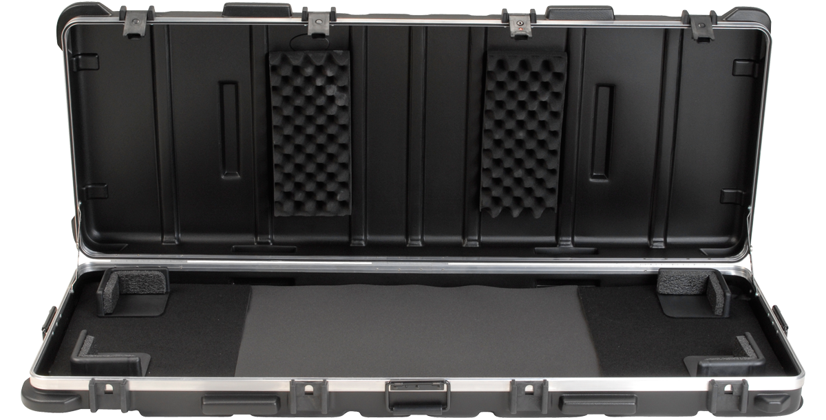 SKB 1SKB-5820W 88-Note Vacuum-formed Keyboard Case w/wheels TSA Locking trigger latch - 58.25