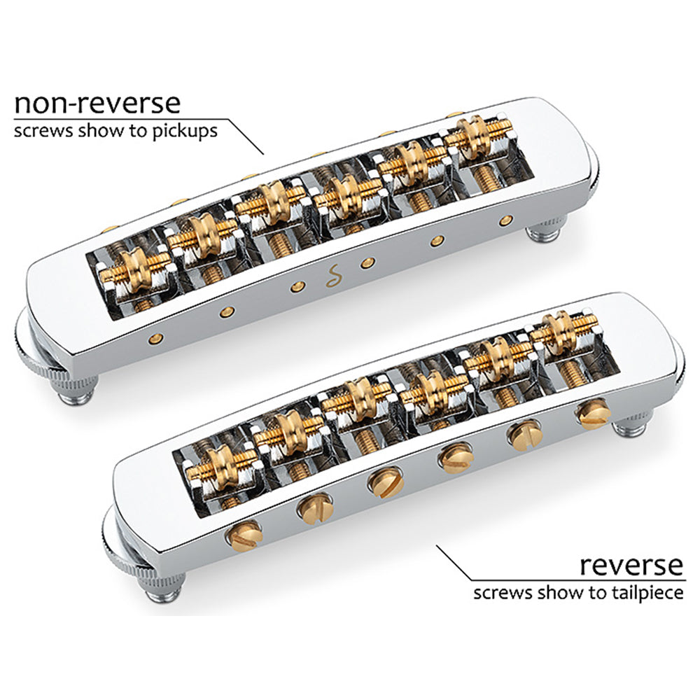 Schaller Guitar Bridge-LP Non-Reverse STM (M5) Chrome