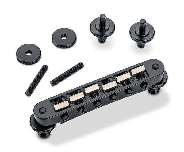 Schaller Guitar Bridge-GTM w/KTS saddles  Black