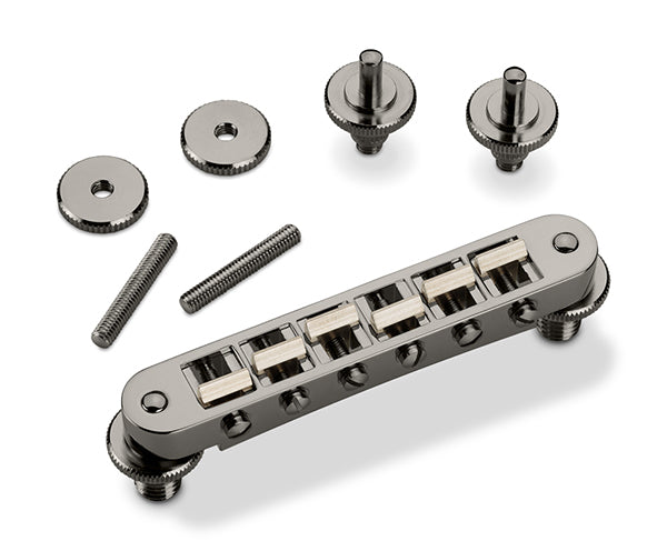 Schaller Guitar Bridge-GTM w/KTS saddles Ruthenium