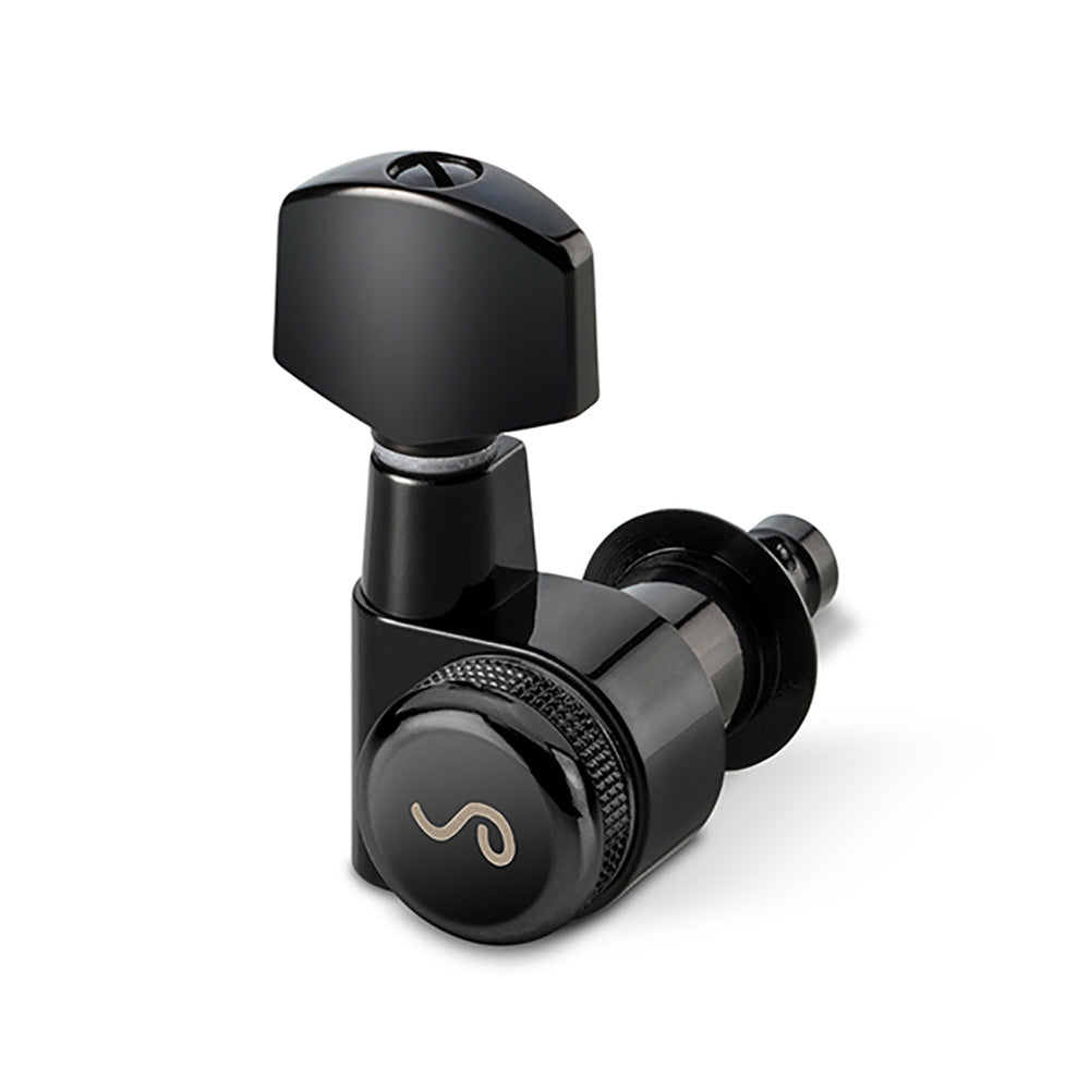 Schaller M6-PIN Rearlocking Machines 6-in-L- Black w/Pin