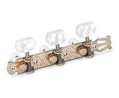 Schaller GrandTune Classic Lyre Nickel/PWS White rollers