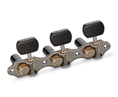 Schaller GrandTune Classic Hauser Ruthenium/Ebony with Black rollers