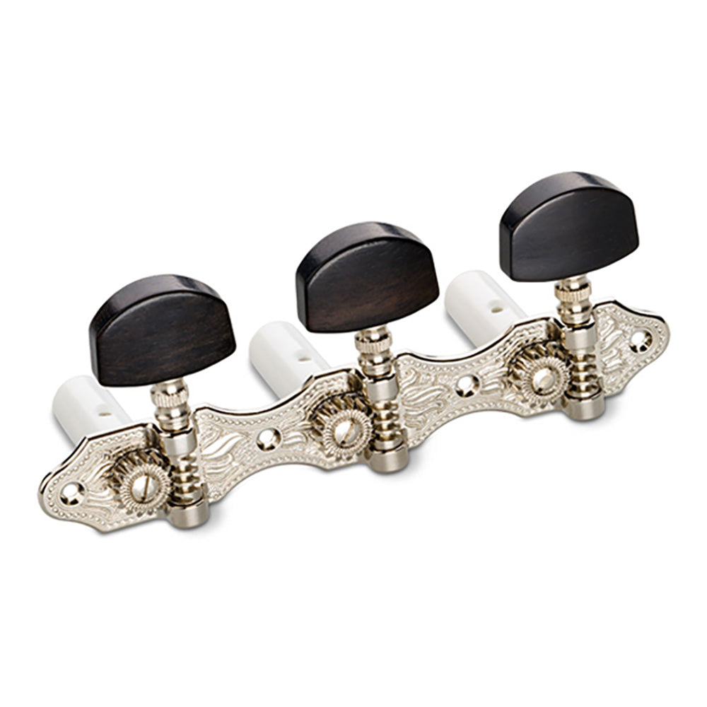 Schaller Machines Classical Hauser Nickel HNi1 w/Ebony. White Rollers