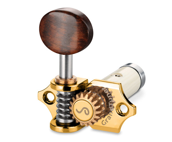 Schaller GrandTune Singles 3/3 Classical-Gold/Snakewood Deluxe Wh