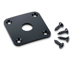 Schaller Guitar Jack-Socket Plate Black 1159-15190400