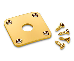 Schaller Guitar Jack-Socket Plate Gold 161-15190500