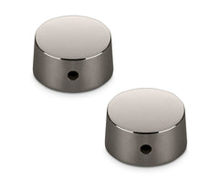 Schaller Guitar Speed Knobs  (Set of 2) Ruthenium-15030600
