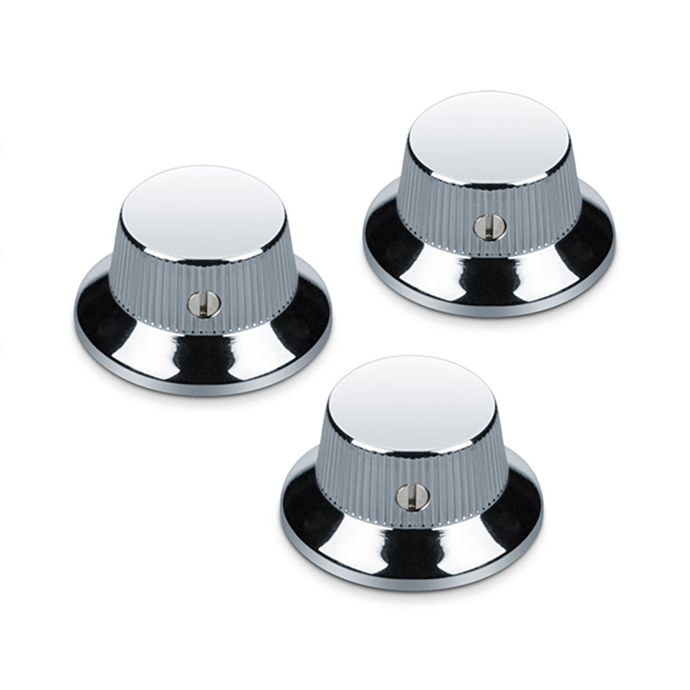 Schaller Guitar FS Knobs (Set Of 3) Chrome -15010200