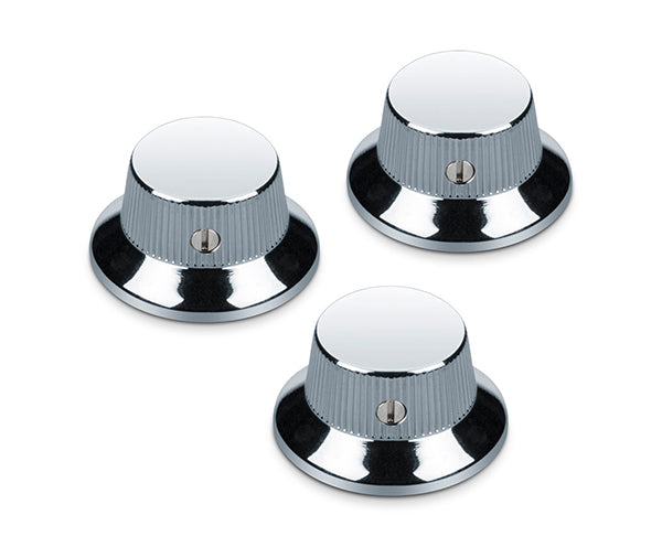 Schaller Guitar FS Knobs (Set Of 3) Chrome 182-15010200