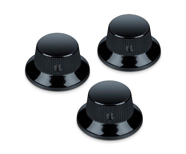 Schaller Guitar FS Knobs (Set Of 3) Black 1182-15010400